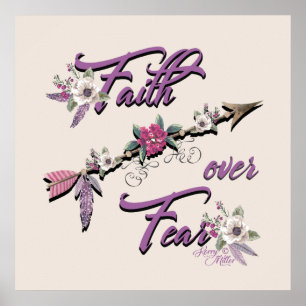 Faith over Fear Poster
