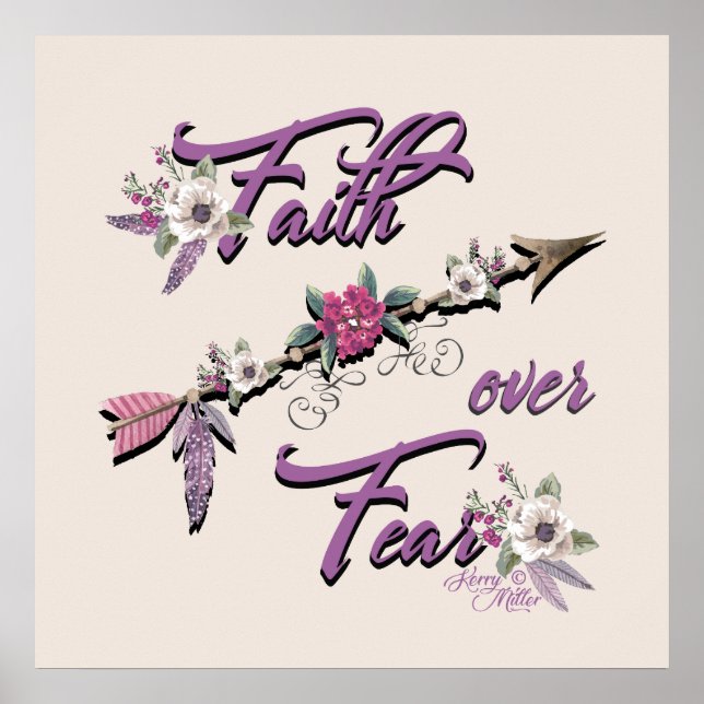 Faith over Fear Poster (Framsidan)