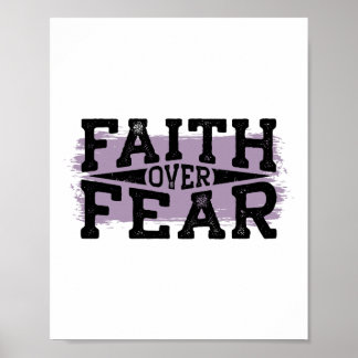 Faith over Fear Poster