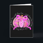 Faith Over Fear Snygg Pumpa Kristen Bröstcancer Kort<br><div class="desc">Faith Over Fear Snygg Pumpa Kristen Bröstcancer Höst</div>