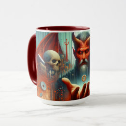 Faith over Fear - Surreal Andlig Journey Mugg