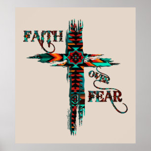 Faith over Fear, sydvästra Kor Poster