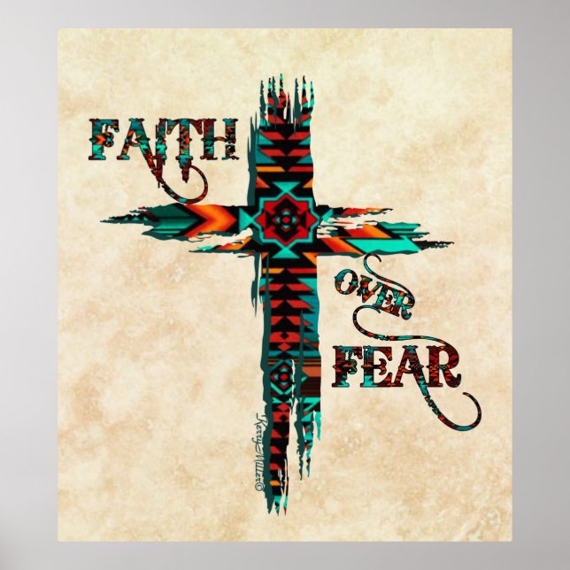 Faith over Fear, sydvästra Kor Poster (Framsidan)