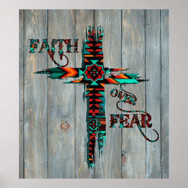 Faith over Fear, sydvästra Kor Poster (Framsidan)