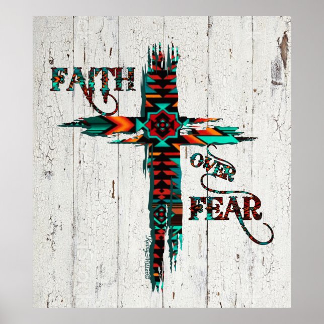 Faith over Fear, sydvästra Kor Poster (Framsidan)