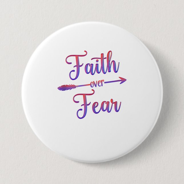 Faith over Fear Tanktop Knapp (Framsida)