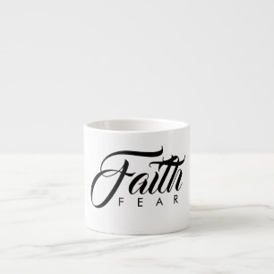 Faith over Fear White Espressomugg