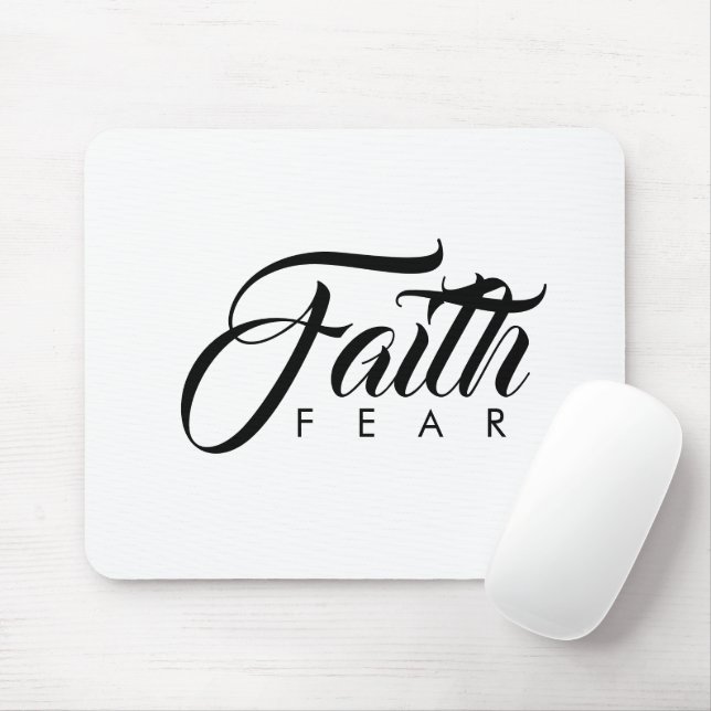 Faith over Fear White Musmatta (Med mus)