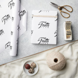 Faith over Fear White Presentpapper