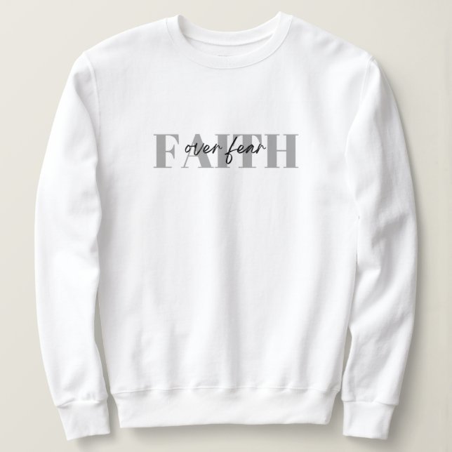 Faith over Fear Women's T Stirt Shirt (Design framsida)