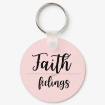 Faith Over Feelings Pink Christian women gift