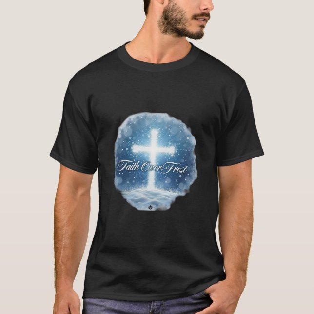Faith Over Frost – Winter Collection T Shirt (Framsida)