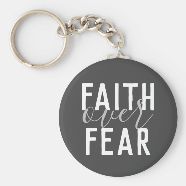 FAITH ÖVER RÄDSLA | NYCKELRING (Framsidan)
