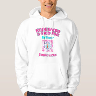 Faith Påstående Shirt med QR Code Gospel Link Hoodie