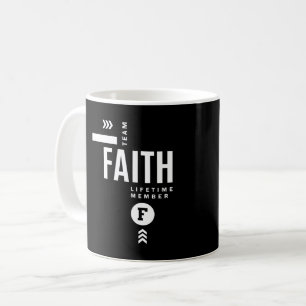 Faith Personlig Namn Birthday Gift Kaffemugg