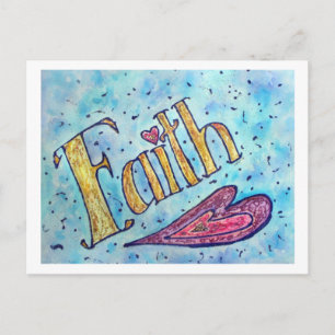 Faith Postcard (Vita Kant) Vykort