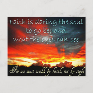 Faith Postcard Vykort