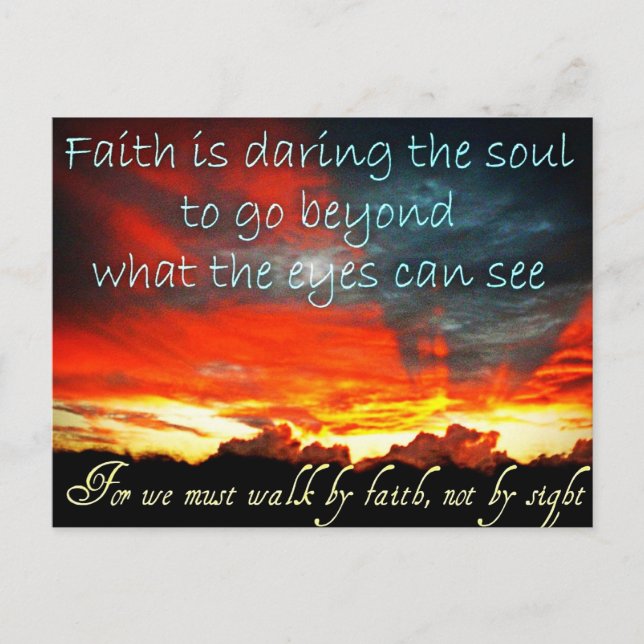 Faith Postcard Vykort (Framsida)