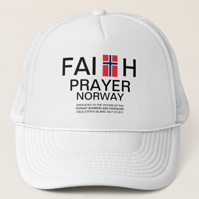 FAITH PRAYER NORGE TRUCKERKEPS (Framsida)