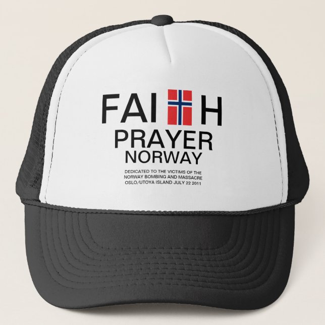 FAITH PRAYER NORGE TRUCKERKEPS (Framsida)