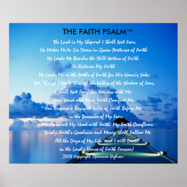 Faith Psalm by WarriorsCreed Poster
