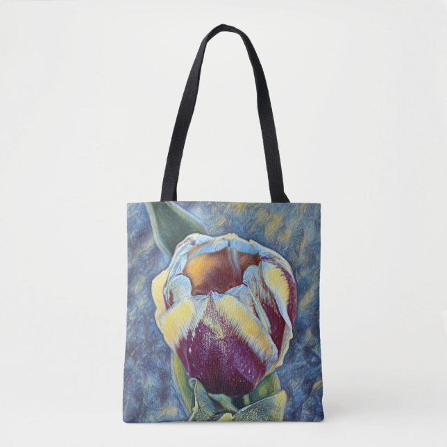 Faith Psalm Tulip Tote Tygkasse (Framsida)