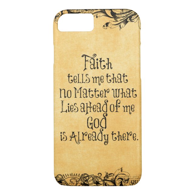 Faith Quote Case-Mate iPhone Skal (Baksida)
