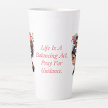 Faith Quote-tjejen med Bokar på huvudet