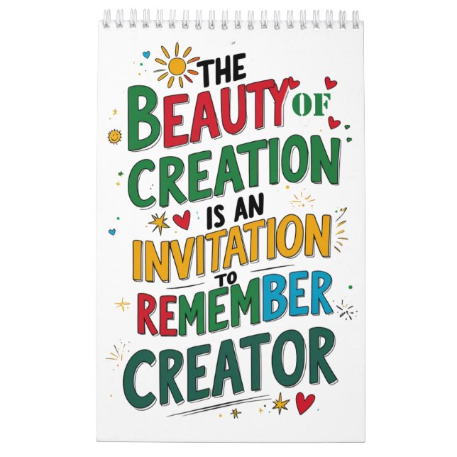 Faith & Reflection - inspiration Creation Kalender (Baksida)