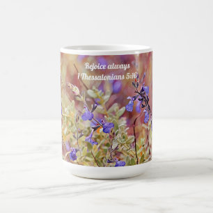 Faith Rejoice Always Scripture Mugg Kopp
