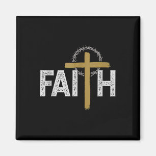 Faith Religiösa Bible Jesus katolik Christian Tan Magnet