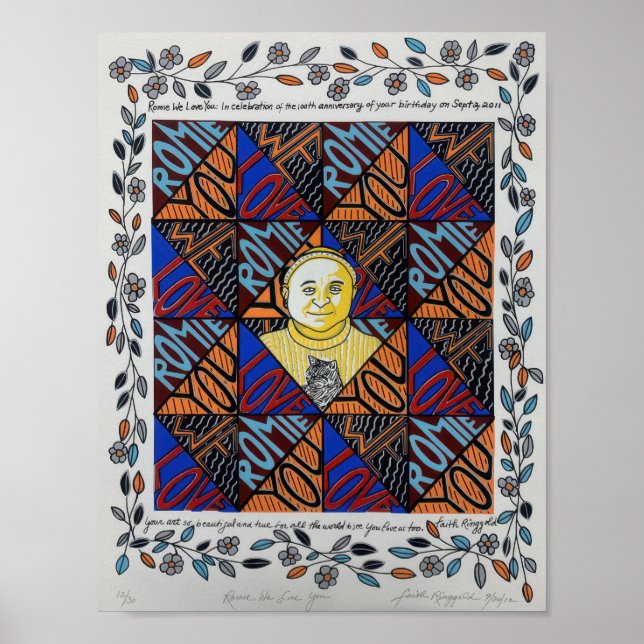 Faith Ringgold (25) Poster (Framsidan)