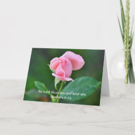 Faith Ro Flower Bible Verse Birthday Card Kort
