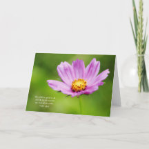 Faith Rosa Flower and Scripture Card