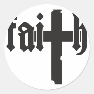 Faith Runt Klistermärke