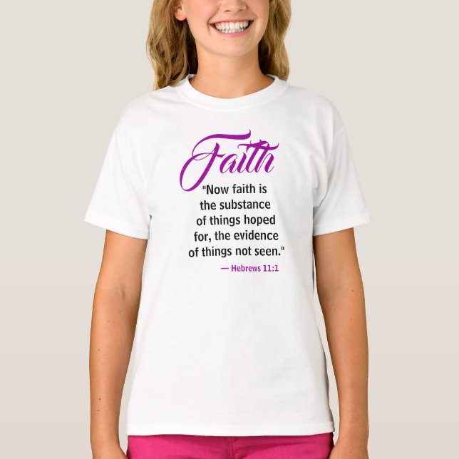 #FAITH-samlingsskript T Shirt (Framsida)