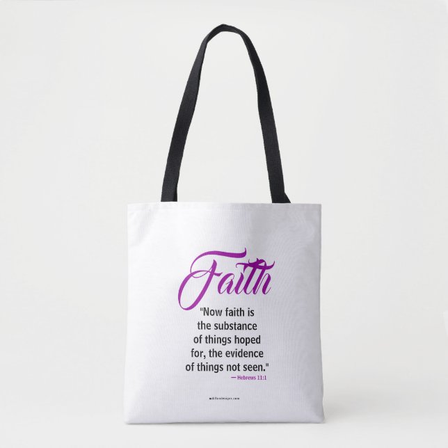 #FAITH-samlingsskript Tygkasse (Framsida)