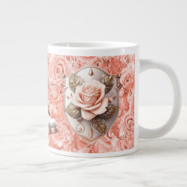 Faith Shield på Rosa ros Mugg Jumbo Mugg