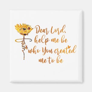 Faith Solros med Prayer Quote Magnet