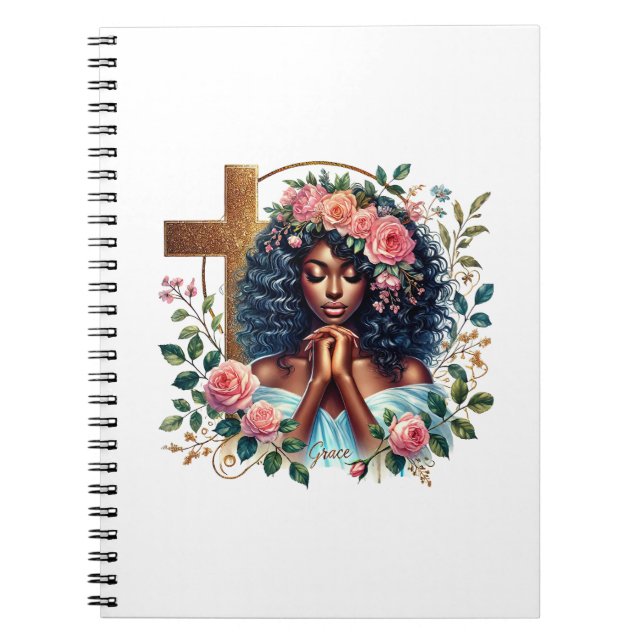 Faith Spiral Notebook Anteckningsbok (Framsidan)