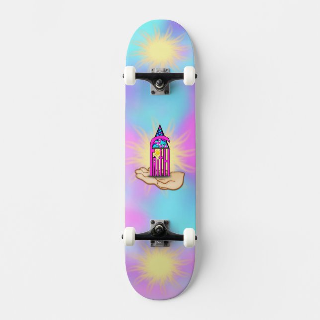 Faith ~ Steeple Skateboard Bräda 21,5 Cm (Framsida)