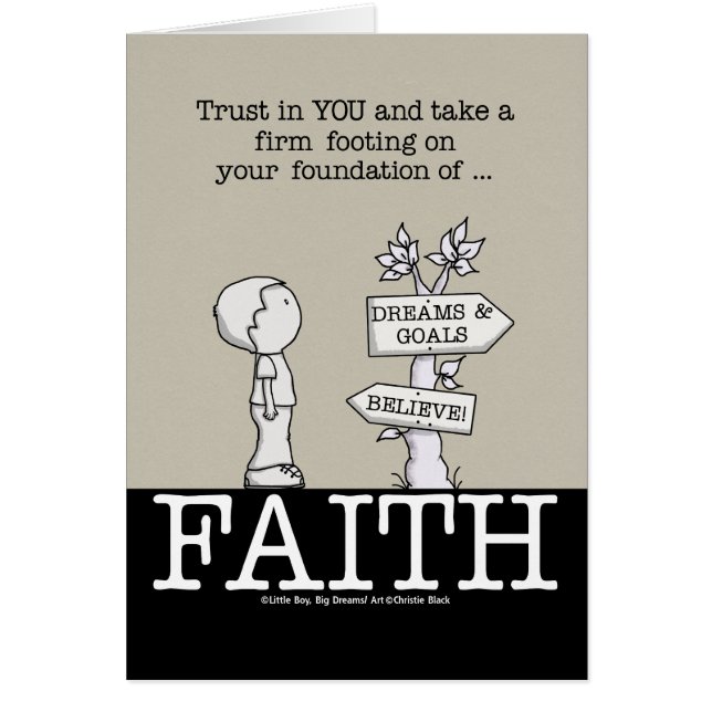 Faith-stiftelsen Hälsningskort (Framsidan)