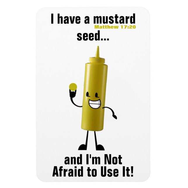 Faith - Storlek: 4 tum x 6 tum Magnet (Vertikal)