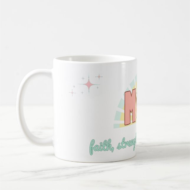 Faith, Strength & Tenderness – Kaffemugg (Vänster)