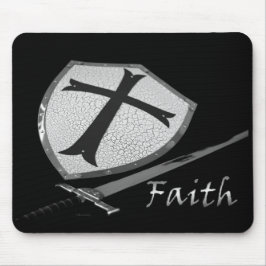 FAITH-svärd och sköld Musmatta