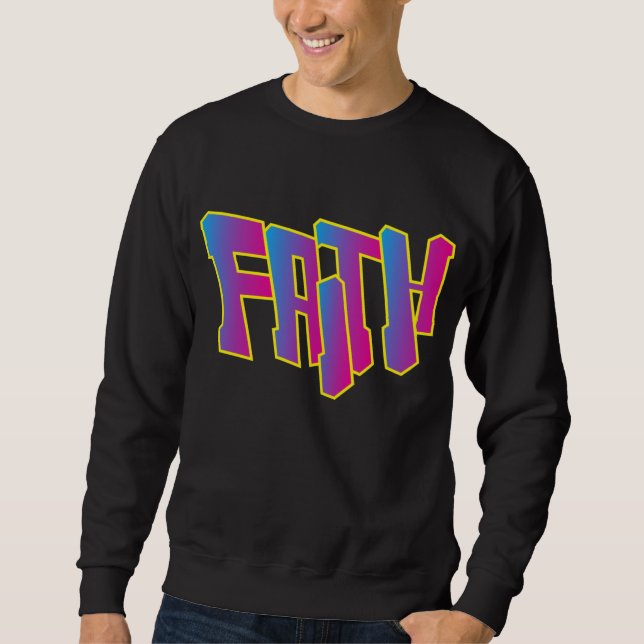 Faith Sweatshirtss Lång Ärmad Tröja (Framsida)