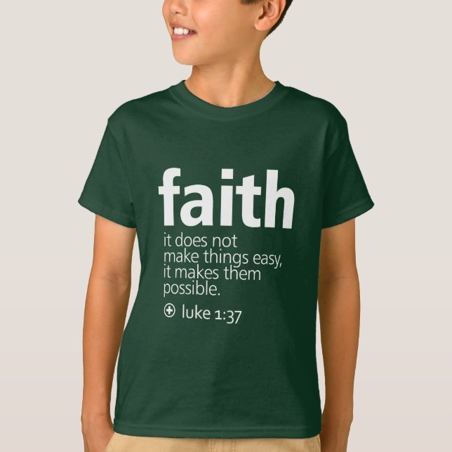 Faith T Shirt (Framsida)