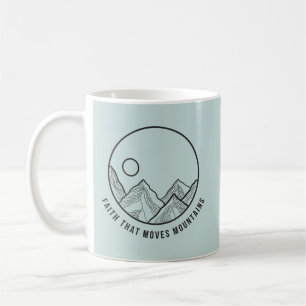 Faith that Moves Mountain Christian Kaffemugg