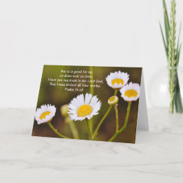 Faith Tiny Flowers Note Card Kort