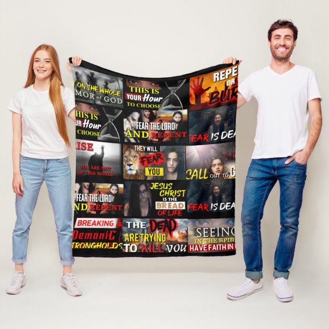 Faith-tråd: Tapestry Collage Ull Fleecefilt (På plats)